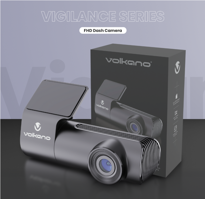 Volkano Vigilance Series FHD Dash Cam - 1080p Full HD Recording Volkano